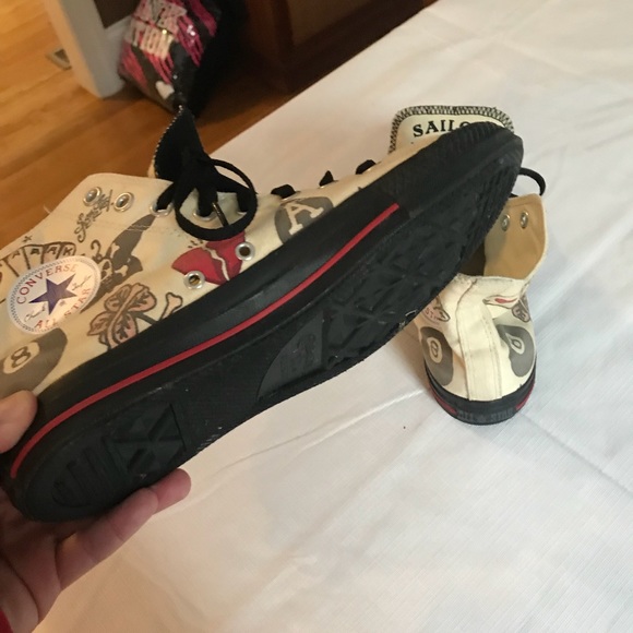 Sailor Jerry Converse Size 9 - Picture 4 of 4